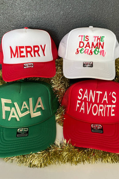 CHRISTMAS TRUCKER HAT |  FALALA