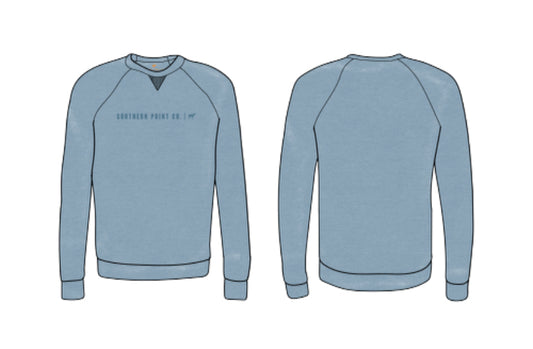 Campside Sweatshirt- Washed Blue