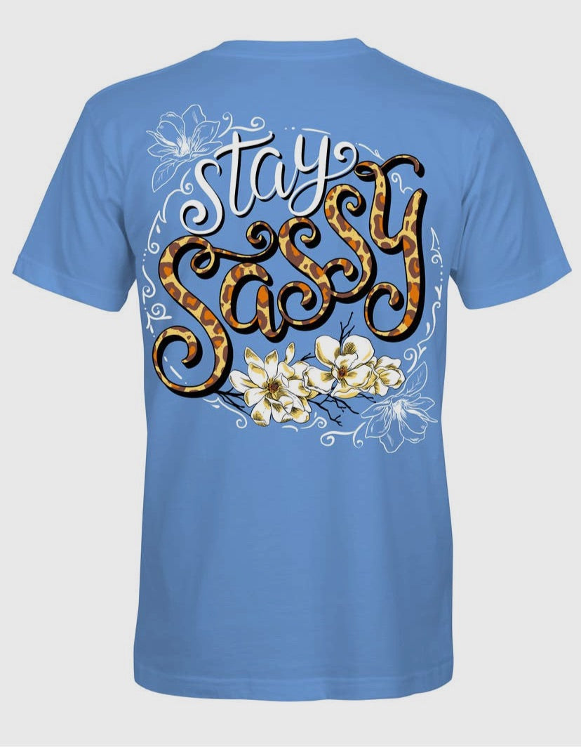 Stay Sassy- Carolina Blue