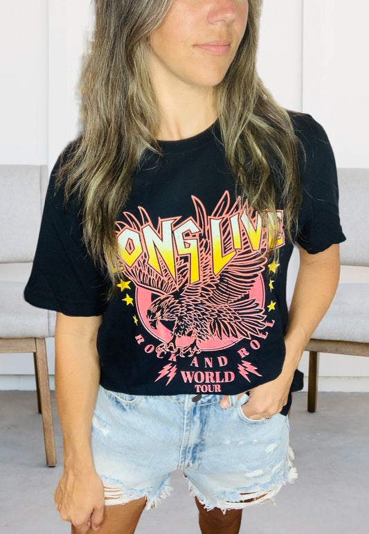 Long Live Rock & Roll Graphic Tee