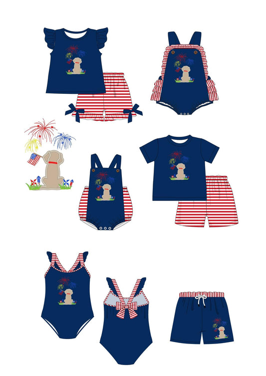 Navy Pup 4th of July Collection