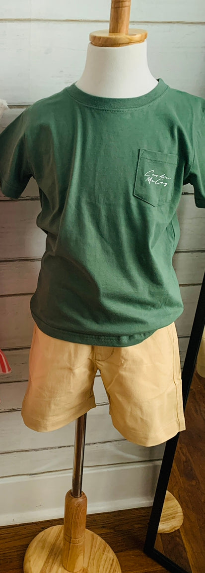 Boys Chino Shorts- Khaki